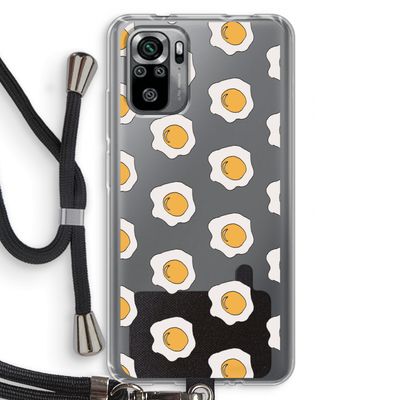 Bacon to my eggs #1: Xiaomi Redmi Note 10S Transparant Hoesje met koord