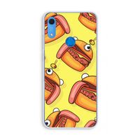 Hamburger: Huawei Y6s Transparant Hoesje Hamburger: Huawei Y6s Transparant Hoesje