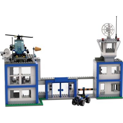 BRIXIES Plus Polizeistation / Police station Constructieset