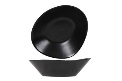 Cosy & Trendy Diepe Borden / Pastaborden Vongola Black - 20 x 17 cm - 4 Stuks