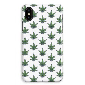 Weed: iPhone XS Max Volledig Geprint Hoesje