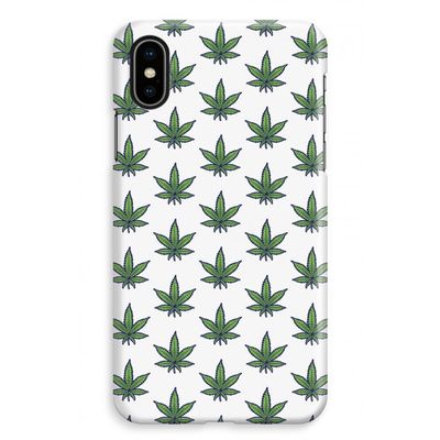 Weed: iPhone XS Max Volledig Geprint Hoesje