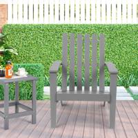 Buitenstoel van Hout Adirondack Klassieke Adirondack Loungestoel met Ergonomisch Ontwerp Acaciahout Patio Leunstoel