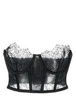 Maison Close soutien-gorge à détails en dentelle - Noir