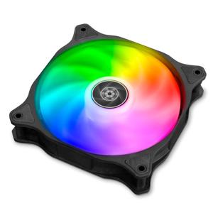 Silverstone Air Blazer 120R Computer behuizing Ventilator 12 cm Zwart, Doorschijnend