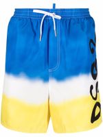 DSQUARED2 short de bain à imprimé graphique - Bleu - thumbnail