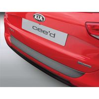 Bumper beschermer passend voor Kia Cee'd Sporty Wagon 9/2012- Zwart GRRBP982