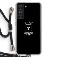 Hello: Samsung Galaxy S21 FE Transparant Hoesje met koord