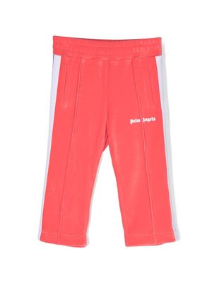 Palm Angels Kids pantalon de jogging à logo imprimé - Orange