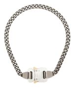 1017 ALYX 9SM Rollercoaster-buckle detail necklace - Argent