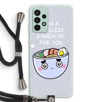 I'm A Hopeless Ramen-Tic For You: Samsung Galaxy A52s 5G Transparant Hoesje met koord