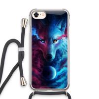 Where Light And Dark Meet: iPhone 7 Transparant Hoesje met koord