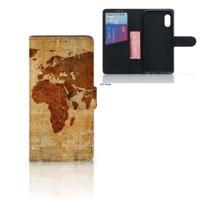 Samsung Xcover Pro | Flip Cover | Wereldkaart