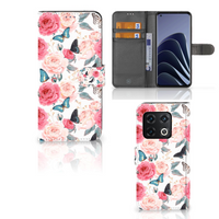OnePlus 10 Pro Hoesje Butterfly Roses - thumbnail