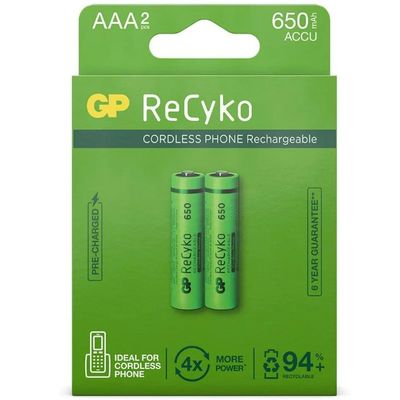 GP NiMH ReCyko+ AAA 650 blister 2