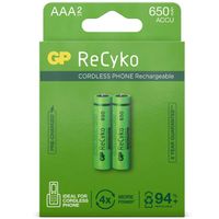 GP NiMH ReCyko+ AAA 650 blister 2 - thumbnail