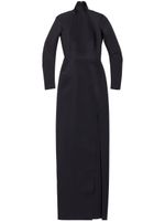 Balenciaga robe longue ajustée - Noir - thumbnail