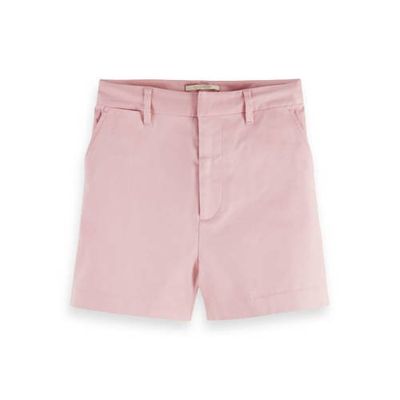 Scotch & Soda straight fit short met biologisch katoen roze Scotch & Soda straight fit short met biologisch katoen roze