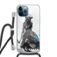 I will not feel a thing: iPhone 12 Pro Transparant Hoesje met koord