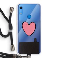 Hartje: Huawei Y6s Transparant Hoesje met koord