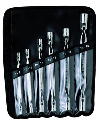 Bahco set kniesleutels 6-delig m tas | 4040M/6T Bahco set kniesleutels 6-delig m tas | 4040M/6T