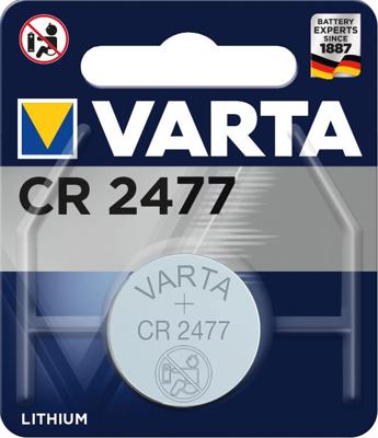 VARTA coin cell cr2477 lithium 3v 1 blister