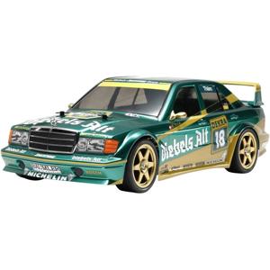 Tamiya 1:10 RC auto Elektro Straatmodel Mercedes-Benz 190E Diebels Alt Brushed 4WD Bouwpakket TT-01E