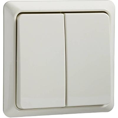 ELSO serieschakelaar 511500 10A complete RENOVATIE pw Wit 1 stuk(s)