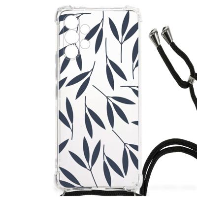 Samsung Galaxy A13 4G Case Leaves Blue Samsung Galaxy A13 4G Case Leaves Blue