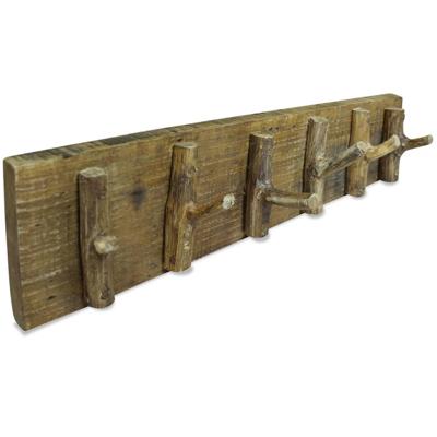VidaXL Kapstok 60x15 cm gemengd gerecycled hout