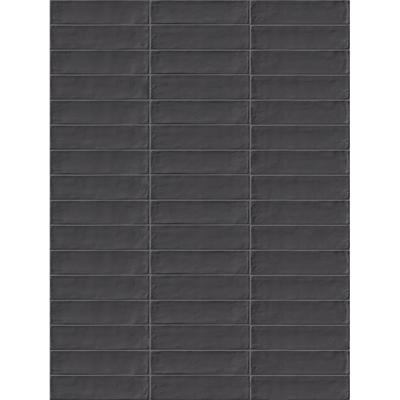 Emil Total Brick EH97 Wandtegel Brick 060X240 Antracite 9,5mm Mat