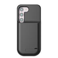 Lunso - Samsung Galaxy S23 case - Powerbank hoesje - 5000 mAh - Zwart