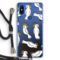 Papegaai: Xiaomi Mi Mix 3 Transparant Hoesje met koord