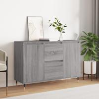 Dressoir 104x35x70 cm bewerkt hout grijs sonoma eikenkleurig
