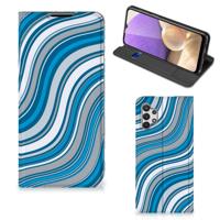 Samsung Galaxy A32 5G | Hoesje met Magneet | Waves Blue