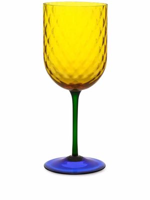 Dolce & Gabbana verre à vin Murano - Jaune