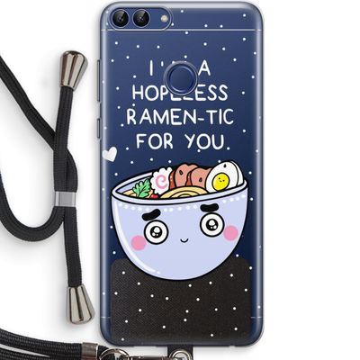 I'm A Hopeless Ramen-Tic For You: Huawei P Smart (2018) Transparant Hoesje met koord
