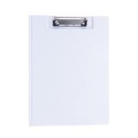 Documenten Clipboard in A4 formaat - wit - pvc - klembord - 21 x 29 cm