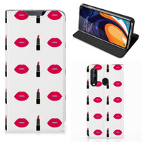 Samsung Galaxy A60 Hoesje met Magneet Lipstick Kiss