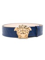 Versace ceinture à boucle Medusa - Bleu