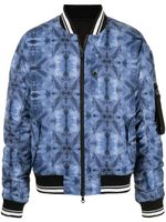 Mostly Heard Rarely Seen veste bomber Kaleidoscope - Bleu - thumbnail