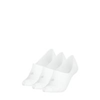 Calvin Klein Footies Dames Mid Cut 3-pack Wit-35/38