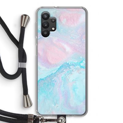 Fantasie pastel: Samsung Galaxy A32 5G Transparant Hoesje met koord