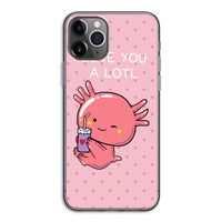 Love You A Lotl: iPhone 11 Pro Transparant Hoesje