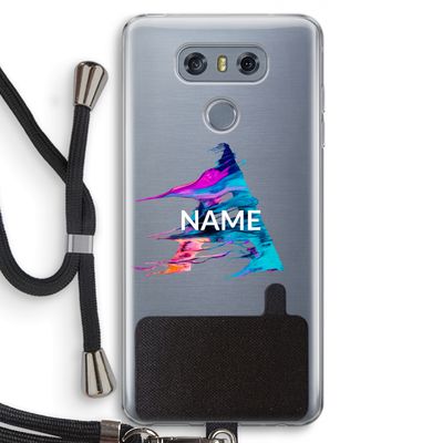 Abstract Spectrum: LG G6 Transparant Hoesje met koord