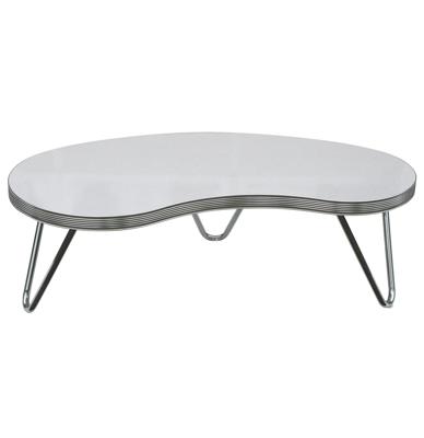 Bel Air Boomerang Salon Tafel TO18 Antique White Oxide