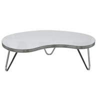 Bel Air Boomerang Salon Tafel TO18 Antique White Oxide