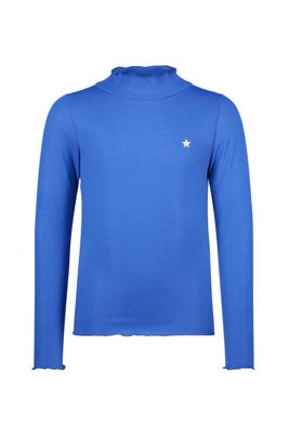 Like Flo winter t-shirt meisjes - blauw - Eef - rib - col