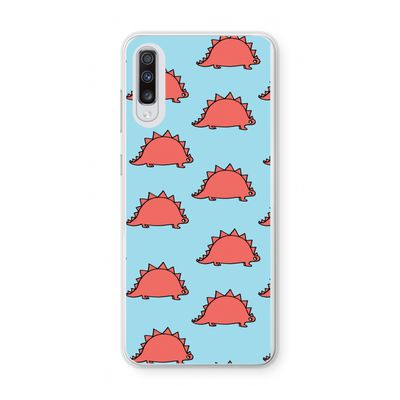Dinosawrr: Samsung Galaxy A70 Transparant Hoesje