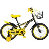 Kron Bobcat Jongensfiets 16 Inch 25,4 Cm Jongens V-brakes Zwart/geel - thumbnail